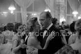 Curd Jürgens, then husband of Eva Bartok, was accompanied by the actress Cornell Borchers. New Year's Eve Gala, Monte Carlo 1956. - Photo by Edward Quinn