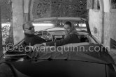 Curd Jürgens and wife Simone Bicheron, mannequin off duty, at Villa Saint-Hospice. Saint-Jean-Cap-Ferrat 1957. Car: 1955-59 BMW 503 Cabriolet - Photo by Edward Quinn