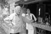 Curd Jürgens and his fifth wife Margie. La Vieille Bastide, Saint-Paul-de-Vence 1978. - Photo by Edward Quinn