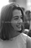 Christine Keeler. She was key figure in the John Profumo scandal. Cannes 1963. - Photo by Edward Quinn