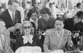 Grace Kelly and Cannes Festival founder and president Robert Favre Le Bret (right). Cannes Film Festival 1955. - Photo by Edward Quinn