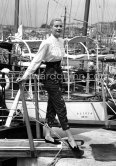 Grace Kelly. Cannes Film Festival. Cannes harbor 1955. - Photo by Edward Quinn