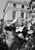 Grace Kelly at the battle of flowers. Cannes Film Festival. Cannes 1955. - Photo by Edward Quinn