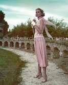 Grace Kelly during filming of "To Catch a Thief" 1954. - Photo by Edward Quinn