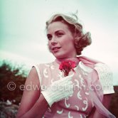 Grace Kelly during filming of "To Catch a Thief" 1954. - Photo by Edward Quinn