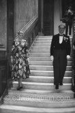 Grace Kelly (later to become Princess Grace) at the Royal Palace just before she met Prince Rainier for the first time. One of Prince Rainier’s personal servants, Michel Demorizi, guided her around some of the great number of rooms of the Royal Palace. Monaco 1955. - Photo by Edward Quinn