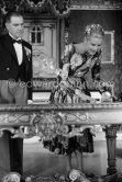 Grace Kelly (later to become Princess Grace) at the Royal Palace just before she met Prince Rainier for the first time. One of Prince Rainier’s personal servants, Michel Demorizi, guided her around some of the great number of rooms of the Royal Palace. Monaco 1955. - Photo by Edward Quinn