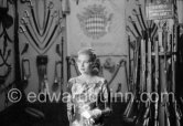 Grace Kelly (later to become Princess Grace) at the Royal Palace just before she met Prince Rainier for the first time. One of Prince Rainier’s personal servants, Michel Demorizi, guided her around some of the great number of rooms of the Royal Palace. Monaco 1955. - Photo by Edward Quinn