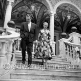 Grace Kelly’s first meeting with Prince Rainier, the man who would become her husband, 1955. To break the ice between two shy people it was decided they should go for a walk in the palace gardens. The couple were married in Monaco the following year. Monaco 1955. - Photo by Edward Quinn
