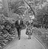 Grace Kelly’s first meeting with Prince Rainier, the man who would become her husband, 1955. To break the ice between two shy people it was decided they should go for a walk in the palace gardens. The couple were married in Monaco the following year. Monaco 1955. - Photo by Edward Quinn