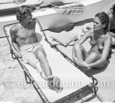 Edward Kennedy, Jr. (Teddy), son of senator Edward Kennedy; visiting friends. Saint-Tropez 1978 - Photo by Edward Quinn