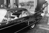 Prince Karim Khan and Tracy Pelissier (17 years old friend of Karim). Nice 1959. Car: Cadillac 1959. Series 60 Special Fleetwood sedan, style 6029 - Photo by Edward Quinn