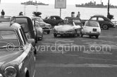 Prince Karim Khan. Cannes 1958. Cars: 1957-63 Mercedes-Benz 300 SL Roadster. BMW Isetta - Photo by Edward Quinn