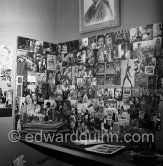 Photos at the atelier of Moïse Kisling, Villa "La Baie". Sanary-sur-Mer, Var, Provence-Alpes-Côte d'Azur 1953. - Photo by Edward Quinn