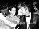 Liberace and Barbara Warner, daughter of film producer Jack Warner. Red Cross Gala, Monte Carlo 1955 - Photo by Edward Quinn