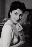 First photos of Gina Lollobrigida. Cannes Film Festival 1952. - Photo by Edward Quinn
