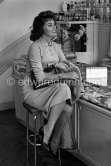 Sophia Loren at the shop of Hotel Negresco, Nice 1957. - Photo by Edward Quinn