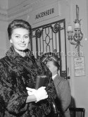 Sophia Loren at the Hotel Negresco, Nice 1957. - Photo by Edward Quinn