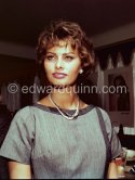 Sophia Loren. Cannes 1957 - Photo by Edward Quinn