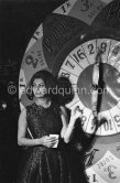 Sophia Loren as "Lady Luck". Gala evening at Cannes Film Festival 1962. - Photo by Edward Quinn