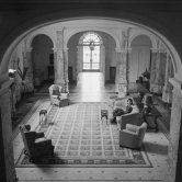 The Italian actress Silvana Mangano at her Villa Casa del Mare at Roquebrune-Cap Martin 1955. - Photo by Edward Quinn