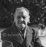 Somerset Maugham at his Villa Mauresque. Saint-Jean-Cap-Ferrat 1962. - Photo by Edward Quinn