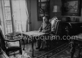 Somerset Maugham at his Villa Mauresque. Saint-Jean-Cap-Ferrat 1962. - Photo by Edward Quinn