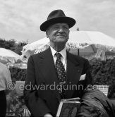 Somerset Maugham at the Nice Airport 1952. - Photo by Edward Quinn