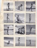 Lise Michoud, "Miss Théoule 1951". Théoule-sur-Mer 1951. Contact prints. Photos from original negatives available. - Photo by Edward Quinn