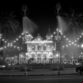 Casino Monte Carlo at night. Monaco 1953. - Photo by Edward Quinn