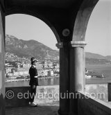 A guard at Le Rocher, Monaco-Ville 1954. - Photo by Edward Quinn