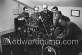 Course on a a model for driver's education. Royal Palace, Monaco 1954 - Photo by Edward Quinn