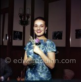 Jeanne Moreau, Cannes Film Festival 1958. - Photo by Edward Quinn