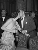 Eugenia Livanos-Niarchos and Aristotle Onassis. New Year’s Eve dinner, Monte Carlo 1953. - Photo by Edward Quinn