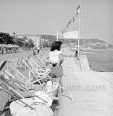 Promenade des Anglais. Nice about 1952. - Photo by Edward Quinn