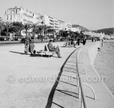 Promenade des Anglais. Nice about 1952. - Photo by Edward Quinn