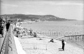 Promenade des Anglais. Nice in the '50s. - Photo by Edward Quinn