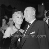 Otto Preminger and Kim Novak. Cannes Film Festival 1956 - Photo by Edward Quinn