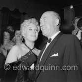 Otto Preminger and Kim Novak. Cannes Film Festival 1956 - Photo by Edward Quinn