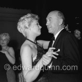 Otto Preminger and Kim Novak. Cannes Film Festival 1956 - Photo by Edward Quinn