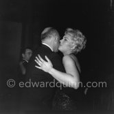 Otto Preminger and Kim Novak. Cannes Film Festival 1956 - Photo by Edward Quinn