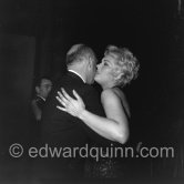 Otto Preminger and Kim Novak. Cannes Film Festival 1956 - Photo by Edward Quinn