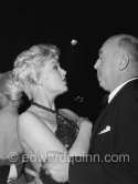Kim Novak and Otto Preminger, gala evening, Cannes Film Festival 1956. - Photo by Edward Quinn