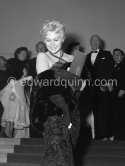 Kim Novak at Cannes in 1956., the year she was voted American number one box-ofﬁce star and Queen of the Cannes Film Festival. - Photo by Edward Quinn