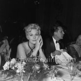 Kim Novak at a gala evening in Cannes in 1956, the year she was voted American number one box-ofﬁce star and Queen of the Cannes Film Festival. - Photo by Edward Quinn
