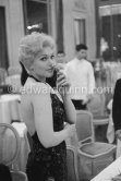 Kim Novak at a gala evening in Cannes in 1956, the year she was voted American number one box-ofﬁce star and Queen of the Cannes Film Festival. - Photo by Edward Quinn