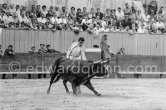 Antonio Ordóñez, a leading bullfighter in the 1950's and the last survivor of the dueling matadors chronicled by Hemingway in ''The Dangerous Summer''. Corrida des vendanges. Arles 1959. A bullfight Picasso attended (see "Picasso"). - Photo by Edward Quinn