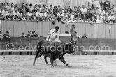 Antonio Ordóñez, a leading bullfighter in the 1950's and the last survivor of the dueling matadors chronicled by Hemingway in ''The Dangerous Summer''. Corrida des vendanges. Arles 1959. A bullfight Picasso attended (see "Picasso"). - Photo by Edward Quinn