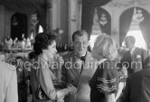 Marcel Pagnol and Gina Lollobrigida. Cannes Film Festival 1955. - Photo by Edward Quinn