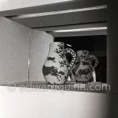 Ceramic exposition Vallauris 1952. - Photo by Edward Quinn